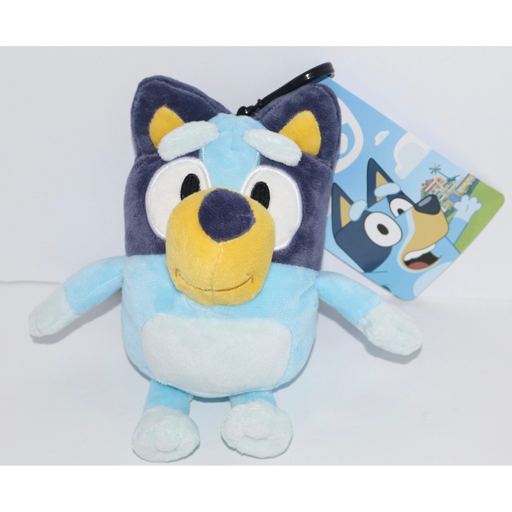 Bluey Bingo Plush Clip On Coin Purse & Straw Topper Set 4pc NWT - Picture 10 of 15